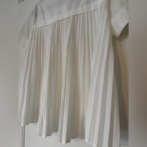 NWT Banana Republic Factory pleated back “mullet” blouse - Picture 11 of 14